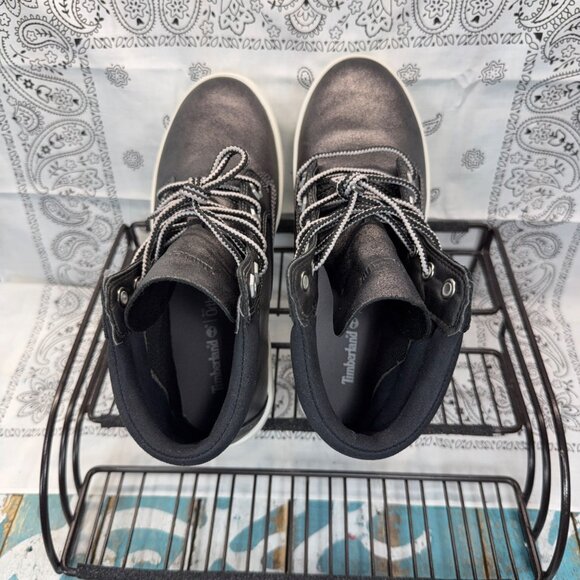 New Sample Timberland Dausette Sneaker/Boot Womens Sz 6 OrthoLite Black Sparkle - Picture 10 of 10